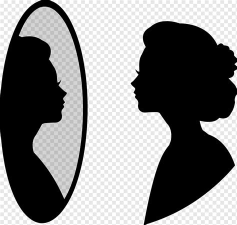 espelho mulher silhueta olhando rosto menina preto perfil the best porn website