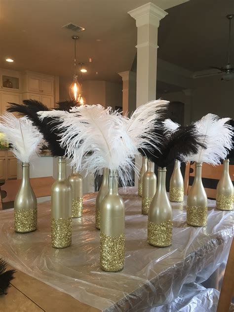 Art Deco Gatsby Party Roaring S Centerpieces Diy S Party Decorations Gatsby Party