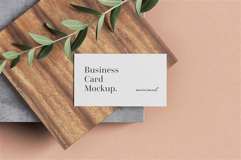 Free Minimal Business Card Mockups Psd