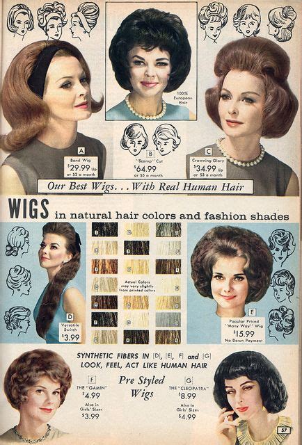 Nbh 1964 Vintage Hairstyles 1960s Hair Wig Hairstyles