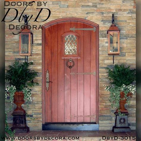 Custom Rustic Plank Door Solid Wood Front Entry Doors By Decora