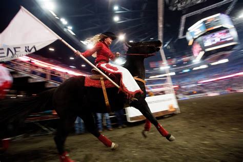 The Flag Girls Of The Rodeo The Globe And Mail