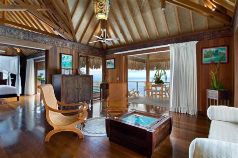 Hilton Bora Bora Nui Overwater Suite Interior Fiji Islands Your