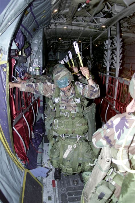 United States Army Paratroopers Of The 1508th Infantry Airborne Combat