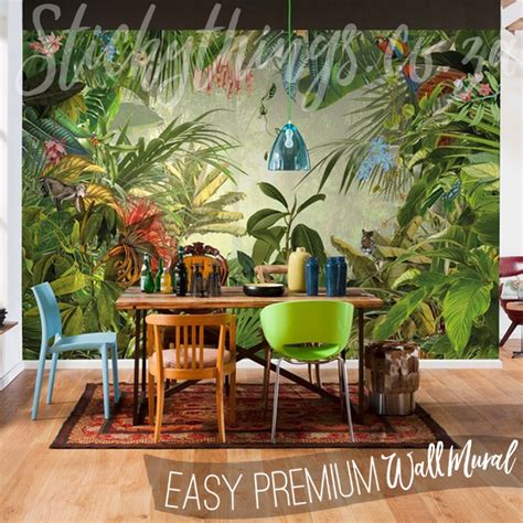 Jungle Wall Mural Into The Wild Wallpaper Mural Stickythings South