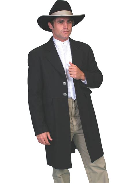 Mens Scully Usa Made 34 Long Mossy Wool Frock Coat Mens Western Coats
