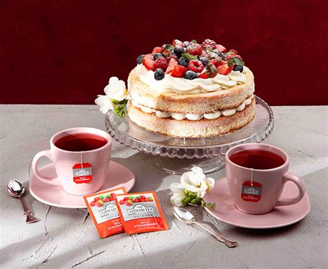 Classic Victoria Sponge Cake Ahmad Tea