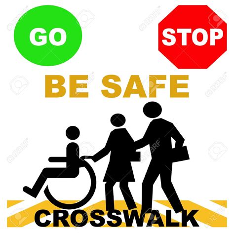 Pedestrian Safety Clip Art