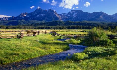 Chemeketan campground sits near the headwaters of the salmon river, at the foot of the sawtooth mountain range. Sawtooth Mountains, Range in Idaho - AllTrips