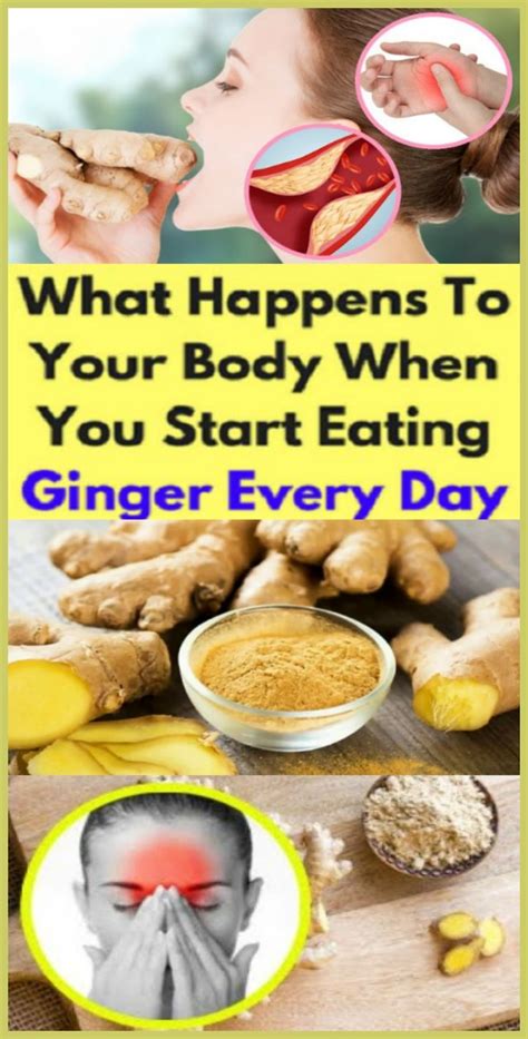 If You Eat Ginger Everyday This Is What Will Happen To Your Body How To Eat Ginger Healthy