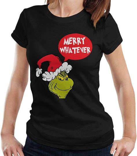 The Grinch Merry Whatever Womens T Shirt Uk Clothing