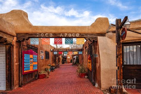 Secret Passageway At Old Town Albuquerque New Mexico Photograph By