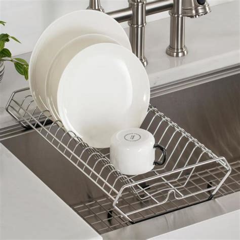 A good dish dying rack is an accessory that every modern kitchen shouldn't miss. KRAUS Workstation Stainless Steel Kitchen Sink Dish Drying ...