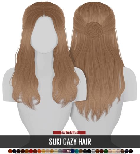 Suki Cazy Hair By Thiago Mitchell At Redheadsims Sims 4 Updates