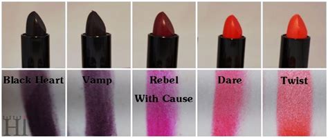 Makeup Revolution Vamp Collection Lipsticks