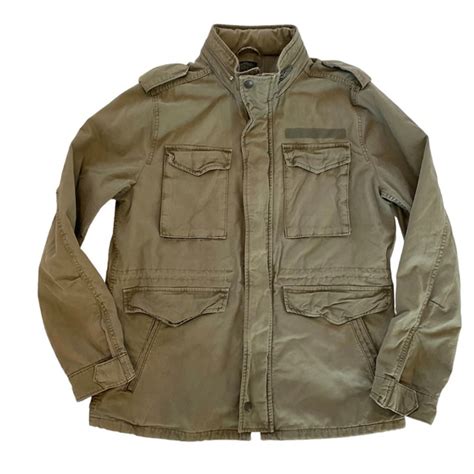 lucky brand jackets and coats lucky brand m65 military field jacket whood mens l type l54c