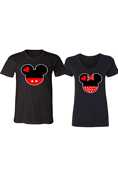 Camisetas Mickey And Minnie Mouse Pareja Ubicaciondepersonascdmxgobmx