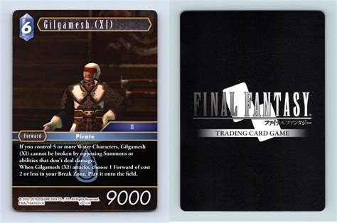 Gilgamesh Xi 10 111h Final Fantasy Opus X Ancient Champions 2019 Hero Tcg Card