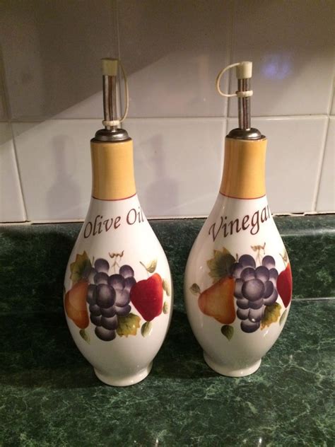 Home is the united kingdom's handiest tv channel dedicated to inspirational home and gardens programming. For your consideration is a Vinegar and Olive Oil Decanter ...