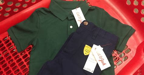 Target Shoppers Save 40 Off Cat And Jack School Uniforms Limit 20