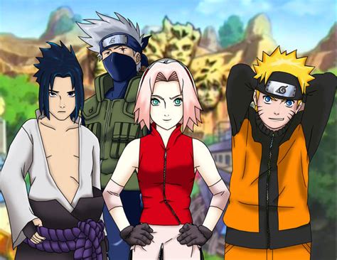Narutos Team Grown Up By Darksaiyanninja On Deviantart