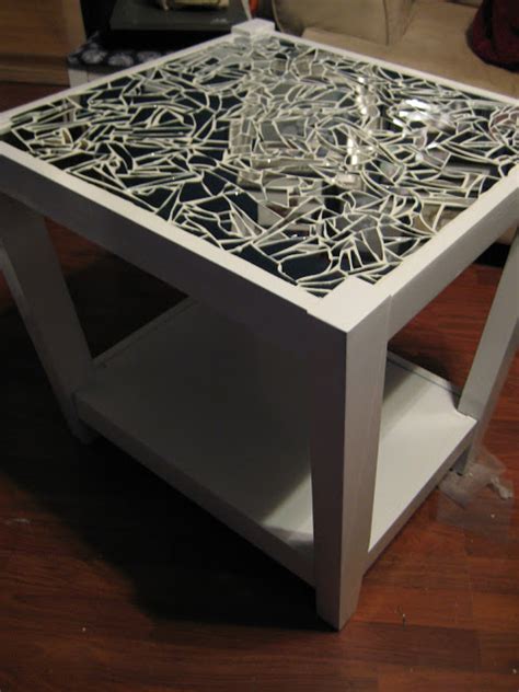 Whether you have a broken table top or are doing a project that requires a glass table top, you can easily order the exact table top you need on. Tedious Tinkering: Mirrored Mosaic Tables