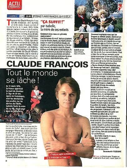 Coupure De Presse Clipping Claude Fran Ois Page Eur Picclick Fr