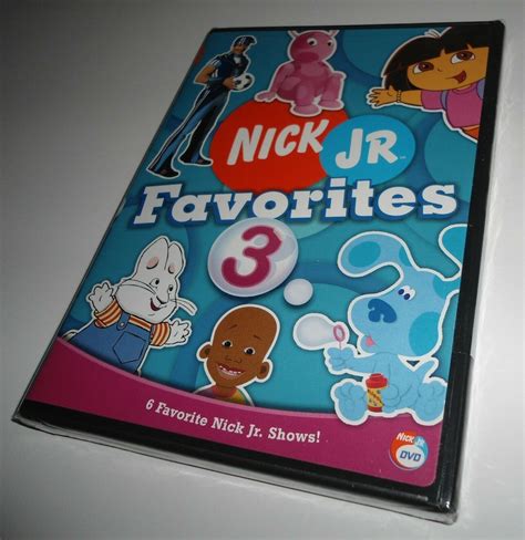 Nick Jr Favorites Vol Three Nickelodeon DVD NEW Lazytown Blue S Clues DVD HD DVD Blu Ray