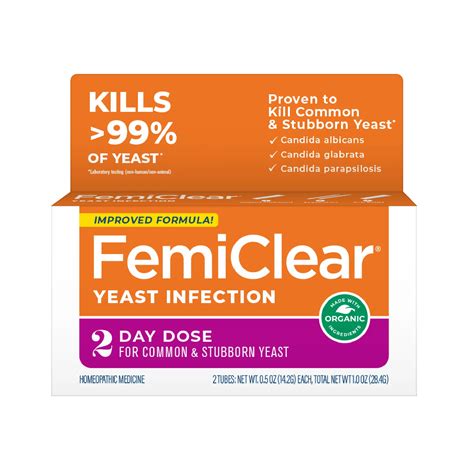Femiclear 2 Day Yeast Infection Treatment Shop Medicines And Treatments At H E B