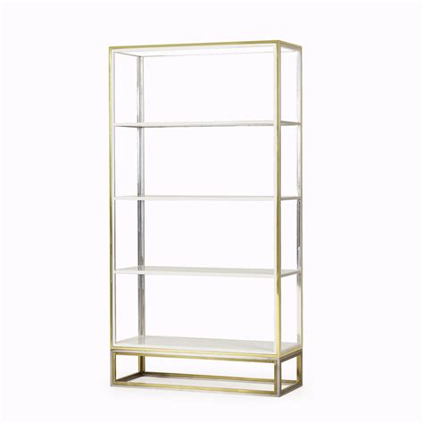 Five heavy gauge steel shelves on 2 in. Metal Bookcase by Boyd | Stainless steel bookcase with a ...