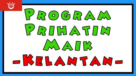 Portal rasmi maik bantuan ipt online. Bantuan Program Prihatin MAIK | Penduduk Kelantan - YouTube