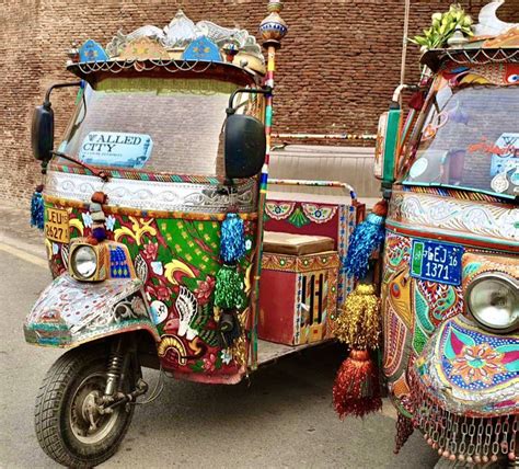 The Rickshaw Or Tuk Tuk Is A Popular Form Of Transport In South Asia