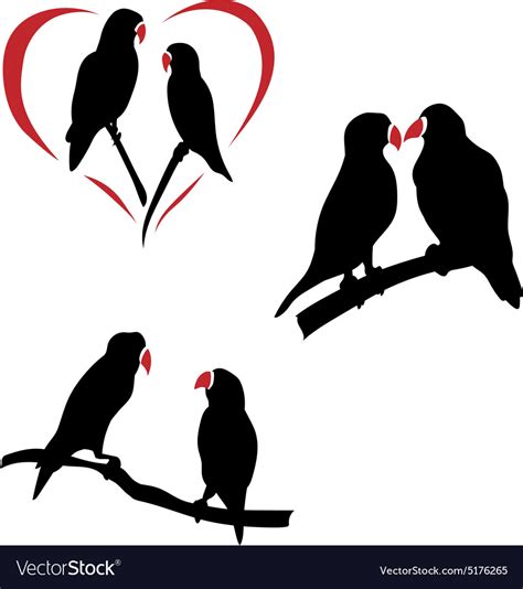 8401 Love Birds Silhouette Svg Download Free