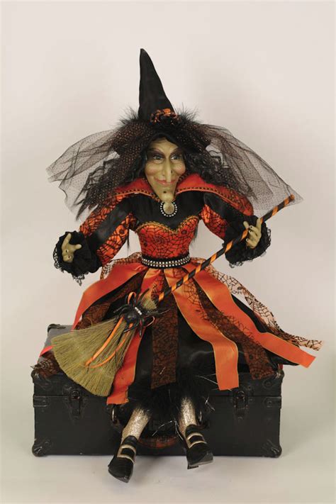This 26 Sitting Witch Is A Great Halloween Decoration