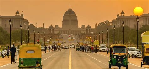 Construction began in 1912 at a site about 3 miles (5 km) south of the delhi city centre, and the new capital was formally dedicated in 1931. This isn't a picture of concrete. This is an aerial photo ...