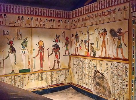 The replica is a composite of tombs of Egyptian governors and nobles
