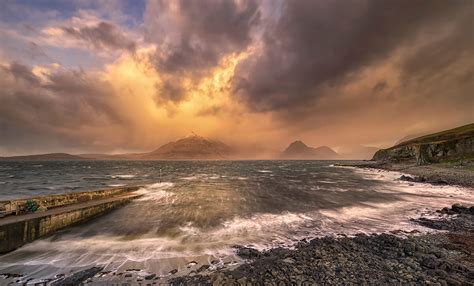 Fiery Elgol Isle Of Skye Scotland Melvin Nicholson Photography