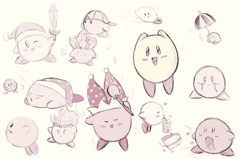Kirby Sketches By Trickybandit On Deviantart
