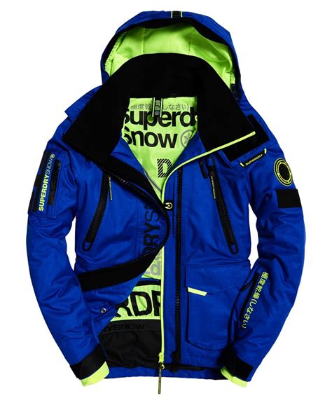 Cobalt Veste Ultimate Snow Rescue Pour Homme Superdry Fr