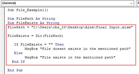 Vba Check File Exists How To Use Vba Check File Exists In Excel
