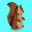 3D Plush Toy Squirrel Prop  CGTrader