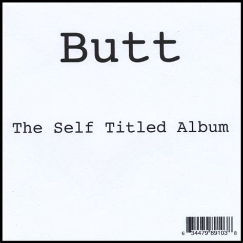 Butt The Self Titled Album By Butt On Amazon Music Uk