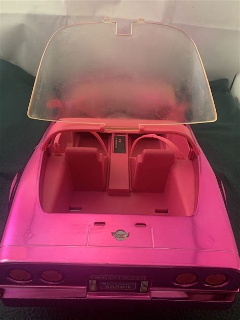 BARBIE ULTRA VETTE Corvette Pink Metallic Car Vintage Mattel Nice EBay