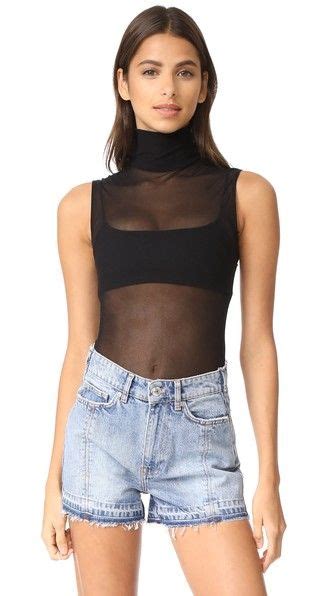 only hearts tulle turtleneck tank shopbop turtleneck tank top sheer outfit sleeveless
