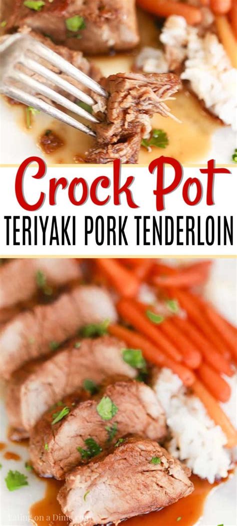 First season the tenderloin with a little salt and pepper. Crock Pot Teriyaki Pork Tenderloin | Recipe | Pork tenderloin recipes, Crockpot pork tenderloin ...