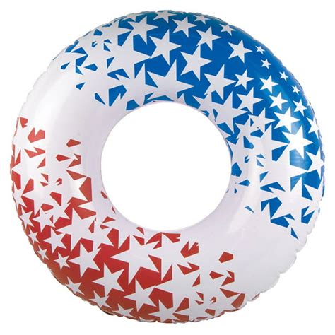 Swim Central 36 Inflatable 1 Person Patriotic American Stars Swimming