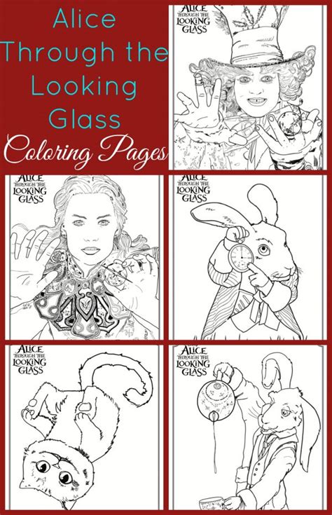 Mother and child characters in medical. Alice Through the Looking Glass Recipes and Printables ...