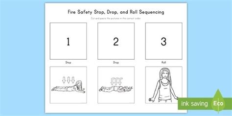 Stop Drop And Roll Worksheets Worksheets Master