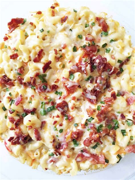 Chicken Bacon Ranch Macaroni And Cheese Casserole — The Skinny Fork