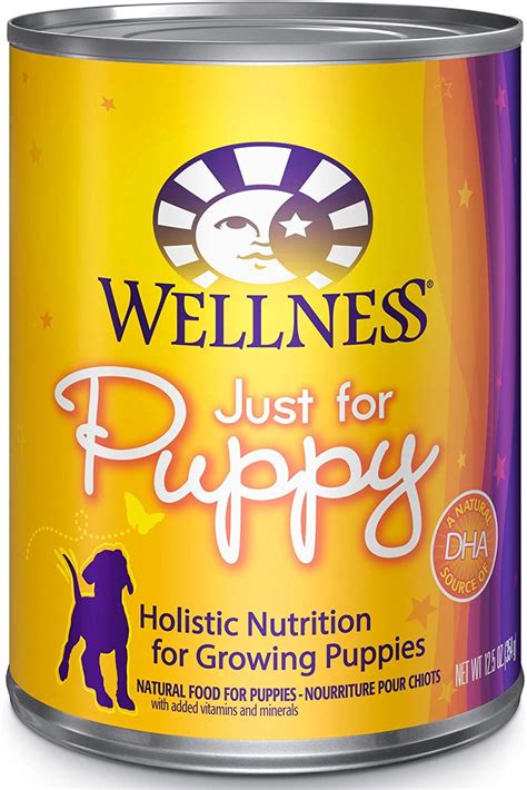 My puppy is on a different brand for now. Wellness Complete Health Natural Wet Canned Dog Food Puppy ...